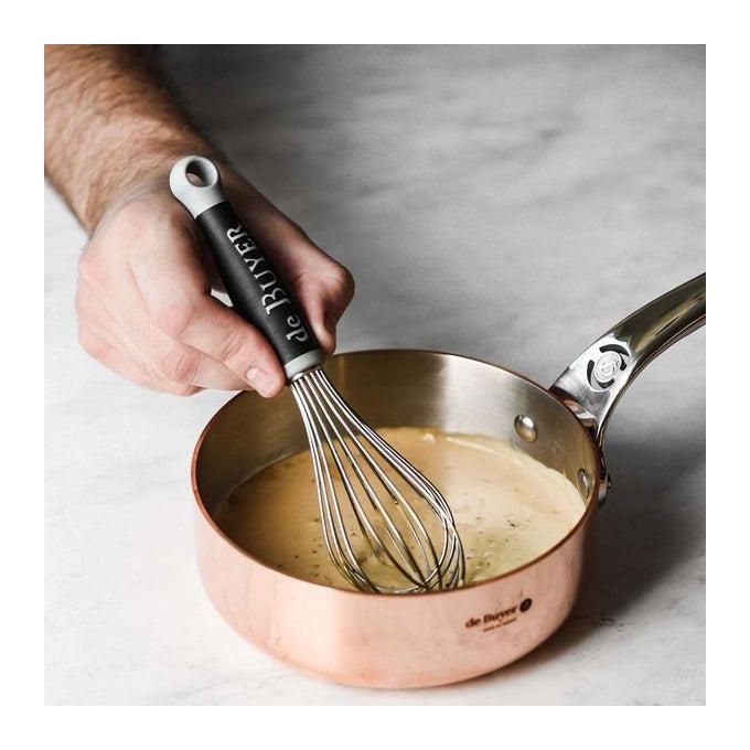 De Buyer Prima Matera Pentolino Rame-Inox 24cm Dritto per Induzione