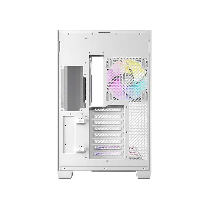 Antec C8 Argb Bianco 2 Ventole Tqr 160mm e 1 Tq 140mm Argb Pwm Incluse Supporto Radiatore 360mm