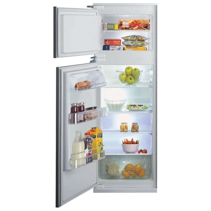 Hotpoint BD 2422 S-HA 1 Frigorifero Doppia Porta da Incasso 218 Litri Classe energetica F Guarnizione Antimuffa 144.1 cm Acciaio Inossidabile