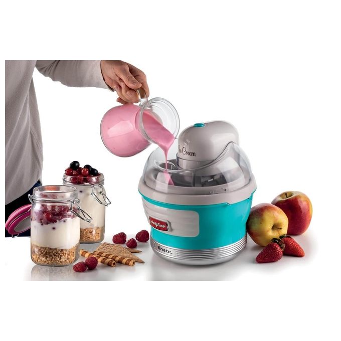 Ariete Macchina per Gelato Party Time Ice Cream Maker Azzurro