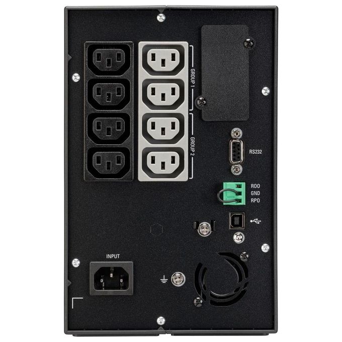 Eaton 5P 1150i Gen 2 Ups 200-208-220-230-240 V C.a. V 920 Watt 1150 Va 1 Fase 9 Ah Rs-232 Usb Connettori di Uscita 8 Nero-Argento