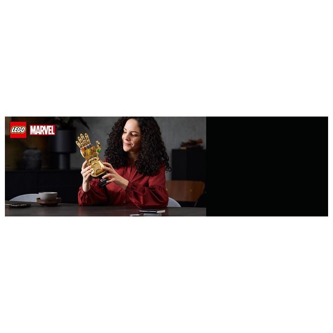 LEGO Super Heroes Marvel 76191 Guanto dell'Infinito di Thanos, Modello da Costruzione Avengers da Collezione, Set per Adulti