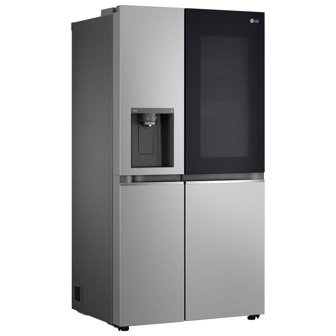 LG InstaView GSGV80PYLD.APYQEUR Frigorifero Side by Side 635 Litri Classe D No Frost Dispenser con allaccio Argento