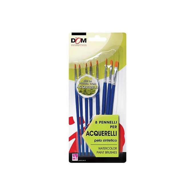 Cwr Confezione 8 Pennelli Assortiti
