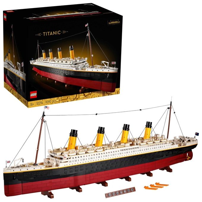 LEGO Creator Titanic Modello in Mattoncini da Costruzione per Appassionati e Collezionisti di Tutte le Eta'