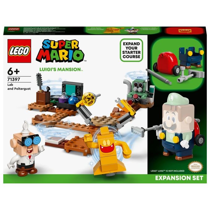 LEGO Super Mario Laboratorio e Poltergust ei Luigi's Mansion