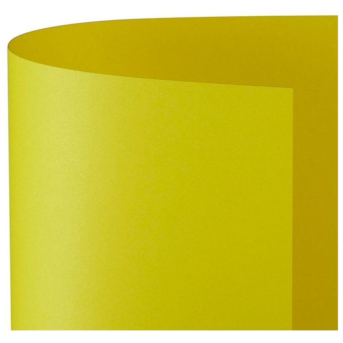 Cartotecnica Favini 10 Bristol Cartoncino Giallo 200gr 70x100cm