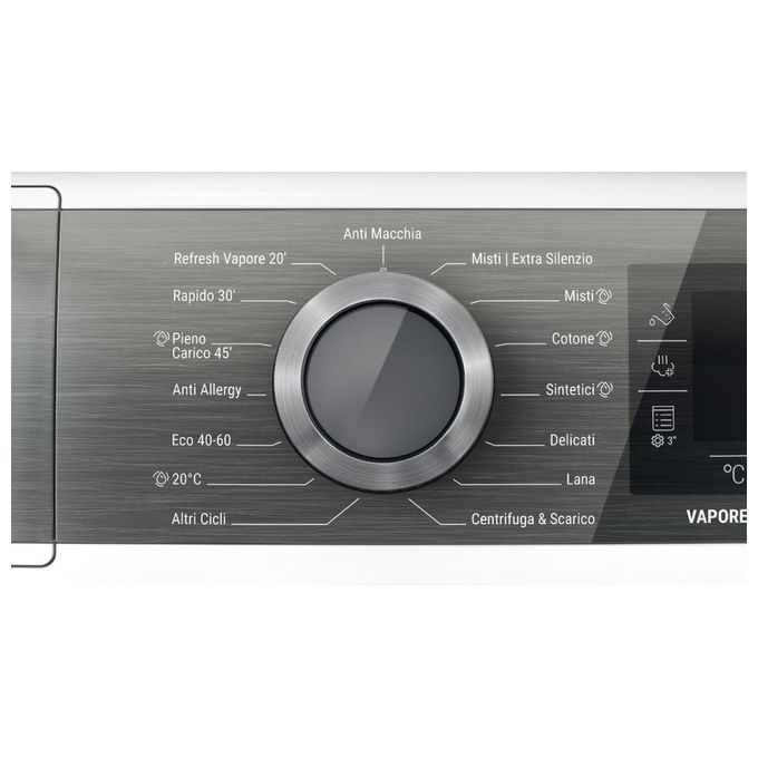 Hotpoint H8 W046WB IT Lavatrice Caricamento Frontale GentlePower Classe Energetica A Capacita' di carico 10Kg Centrifuga 1400 Giri PowerDrive Anti Macchia