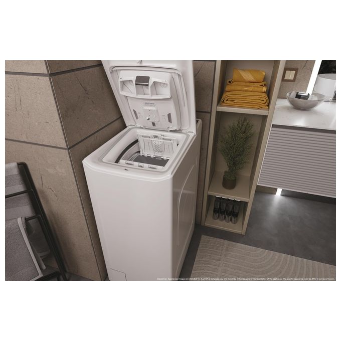 Haier THASN286TM5-S Lavatrice Caricamento dall'alto 8 kg 1200 Giri Classe A bianco