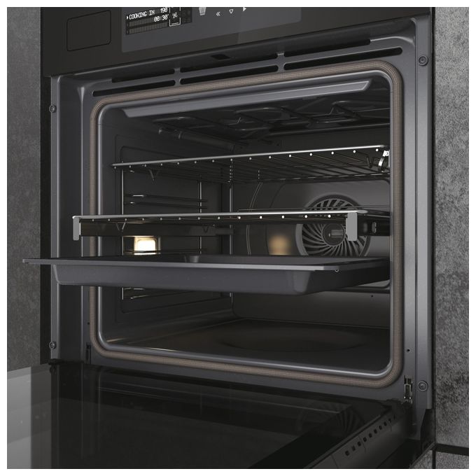 Forno Haier I-Message Steam Series 6 HWO60SM6S9BH - Vapore, Pirolisi, Classe A+