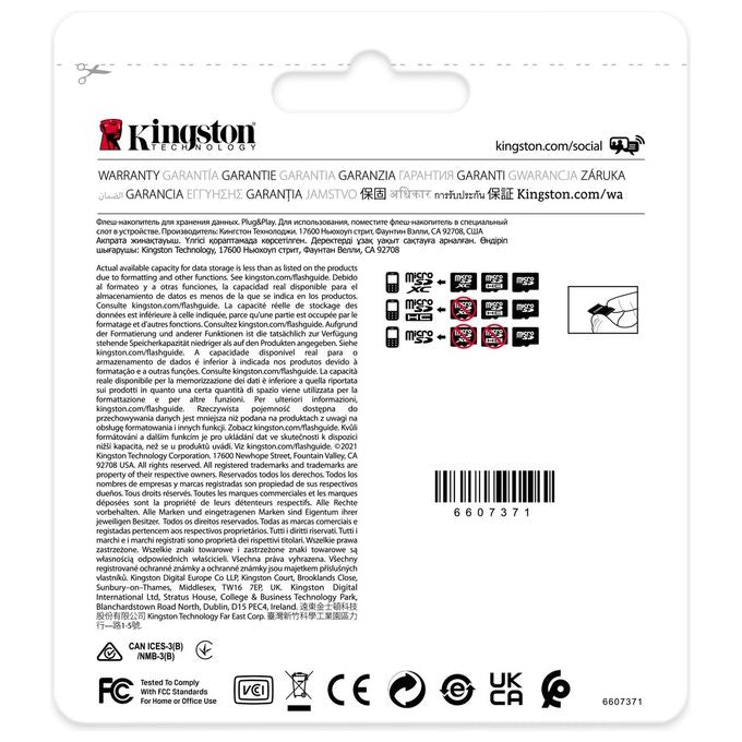 Kingston Technology Industrial 32Gb MiniSDHC UHS-I Classe 10