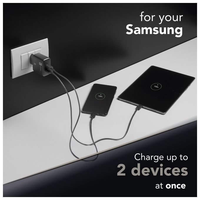 Cellular Line Dual Super Fast Charger 25W Caricabatterie Usb