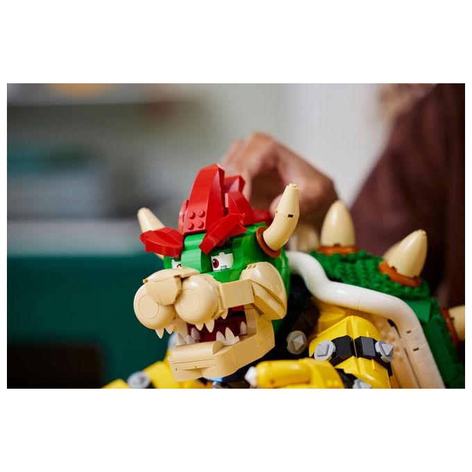 LEGO Super Mario 71411 Il Potente Bowser, Kit di Costruzioni per Adulti, Idee Regalo, Personaggio Snodabile 3D da Collezione