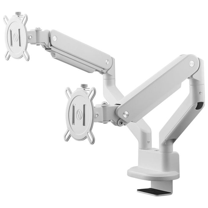 One for All Supporto Monitor Solid Dual Bianco DM 4220