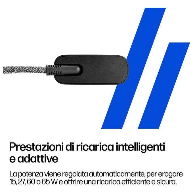 HP 671R2AA Caricabatterie per Laptop USB-C 65 W compatibile con dispositivi USB-C colore Nero