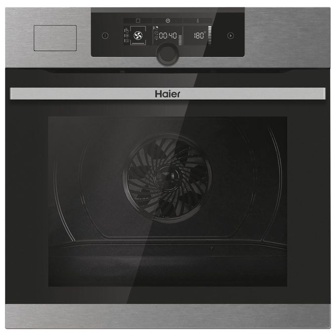 Haier HWO60SM2FS9XH Forno elettrico da incasso I-Turn Serie 2 Multi-level 70 Litri Pirolitico  Idrolitico 13 Funzioni Classe A Inox