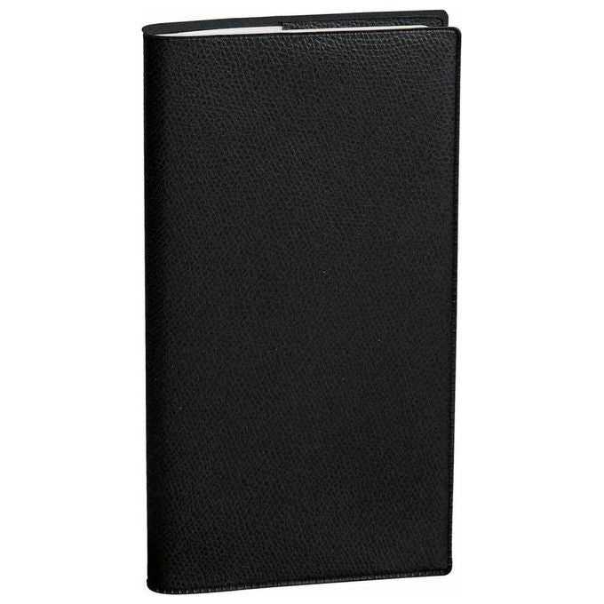 Quo Vadis Agenda Bi-Planning Lingua Italiana Anno 2023 Nero 8.8x17cm Settimanale 1 Settimana per Pagina 12 Mesi Carta Bianca Copertina Amovibile Plastica Impala