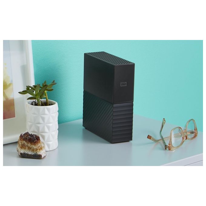 WD My Book 4TB Hard Disk per Desktop USB 3.0 Protezione Password e Back-Up Automatico Nero