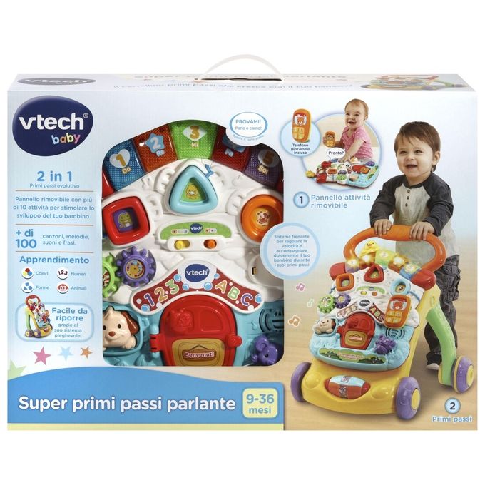 VTech Baby Super Primi Passi Parlante 2 in 1