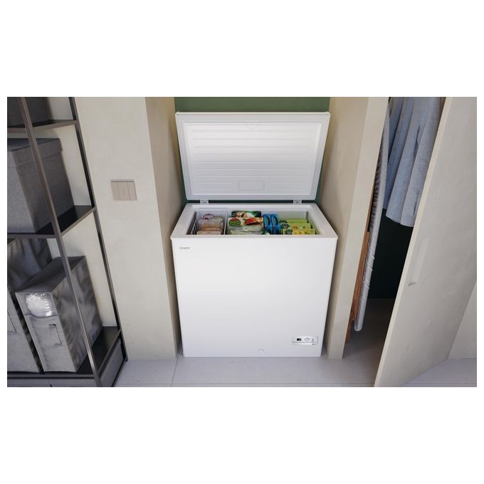 Candy CHAE 2002E Congelatore a Pozzetto Orizzontale Capacita' 196 Litri Classe E Capacita' di congelamento 125 kg-24h colore Bianco