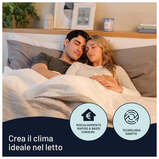 Imetec Scaldasonno Matrimoniale Adapto Maxi 195x165cm