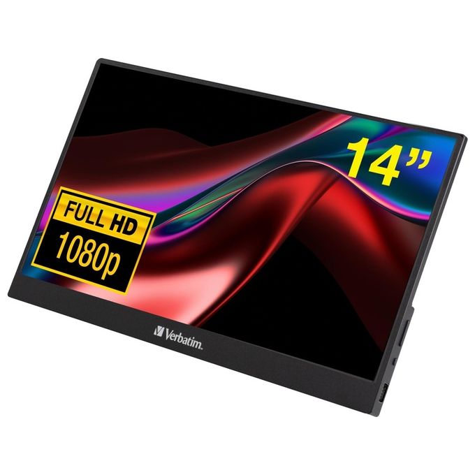 Verbatim Pm-14 Monitor Portatile 14'' Full Hd