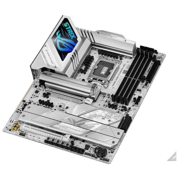 ASUS ROG Strix Z890-A Gaming WiFi Scheda Madre Intel ATX 16122 Fasi di Alimentazione Slot DDR5 PCIe 5.0 GPU di Nuova Generazione 5 Slot M.2 WiFi 7 AI Overclocking AI Networking II