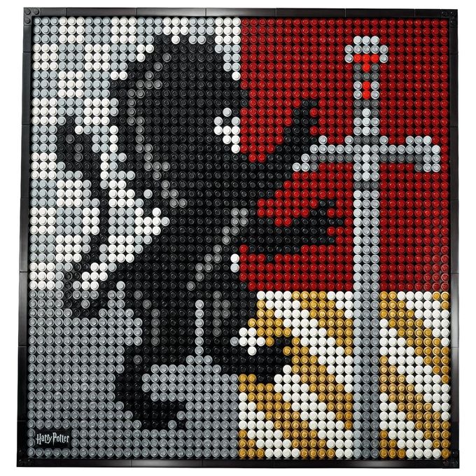LEGO Art Harry Potter Hogwarts Crests