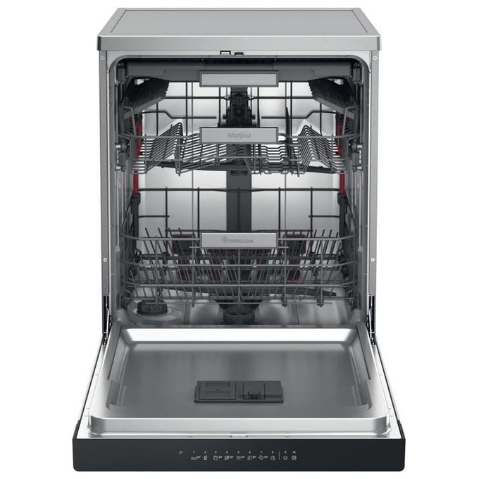 Whirlpool WFO 3O41 PL X Lavastoviglie a libera installazione 14 Coperti Classe energetica C 10 Programmi 60 cm Acciaio Inox