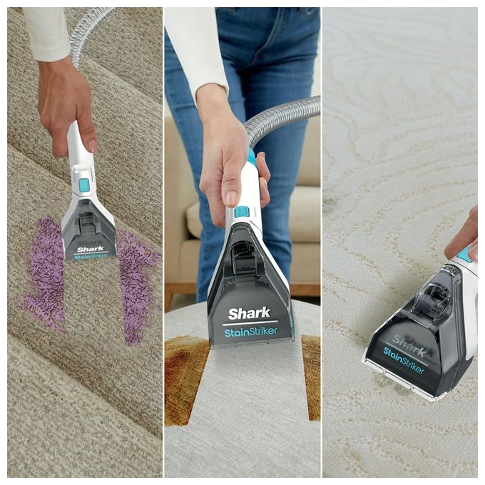 Shark StainStriker PX200EUT, smacchiatore portatile, 450 W, doppia soluzione detergente, tappeti e tappezzeria, animali domestici, 1,25 L