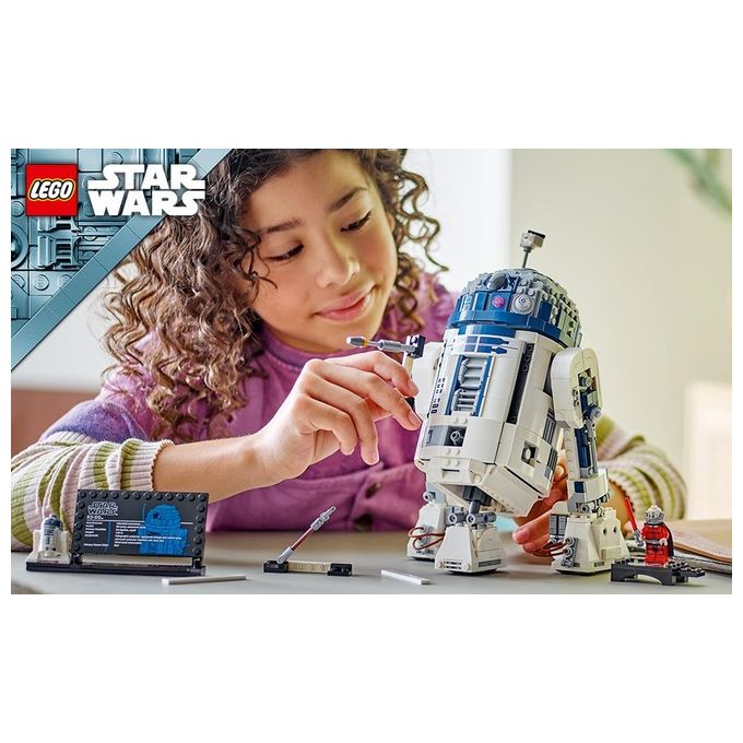 LEGO Star Wars 75379 R2-D2, Modellino da Costruire di Droide con Parti Mobili e Accessori, Giochi Bambini 10+ con Minifigure