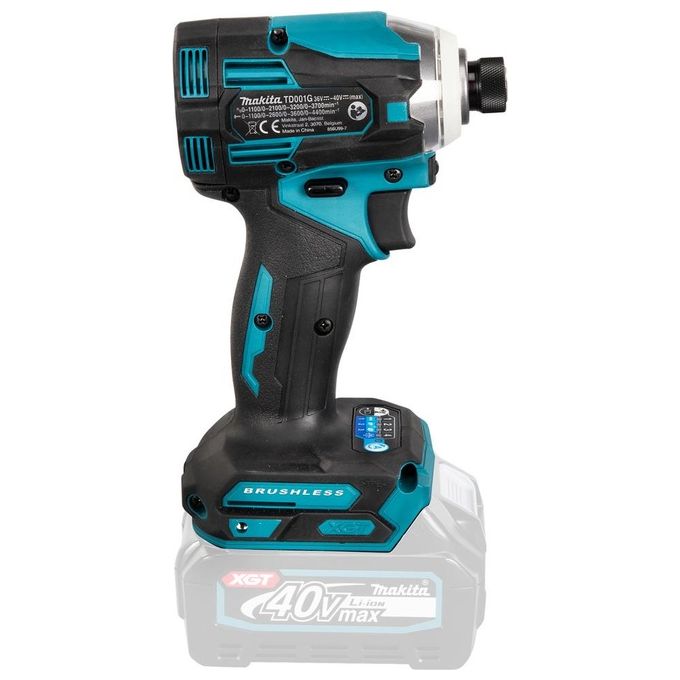 Makita Td001Gz02 Avvitatore Ad Impulsi 40V 1-4 Bl 210Nm (Batteria Non Inclusa)