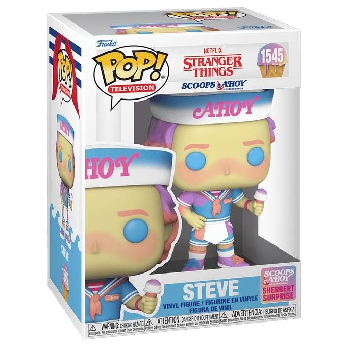 Funko Pop! Stranger Things Steve with Uniform Scoops Ahoy