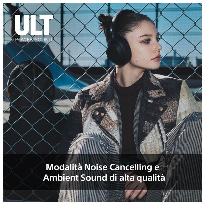 Sony ULT WEAR Cuffie Bluetooth Wireless con ULT POWER SOUND Bassi Profondi IOS e Android Bianco