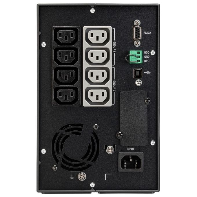 Eaton 5P 1550i Gen 2 Ups Tower 200-208-220-230-240 V C.a. V 1350 Watt 1550 Va 1 Fase 9 Ah Rs-232 Usb Connettori di Uscita 8 Nero-Argento