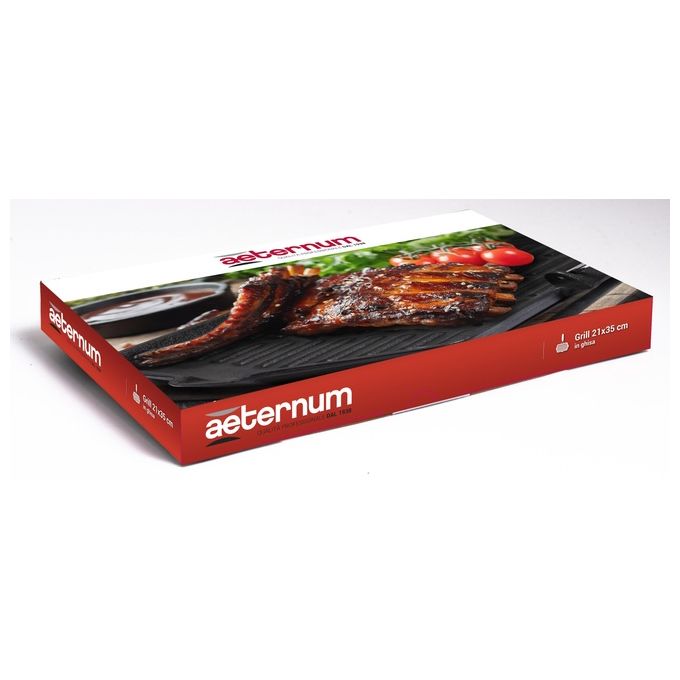 Aeternum Bistecchiera Ghisa Grill 35x21cm