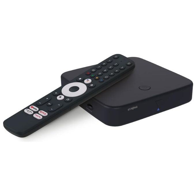 Strong SRT 420 Android TV Box 4K Ultra HD DVB-T2 Wi-Fi 8GB Streaming Nero