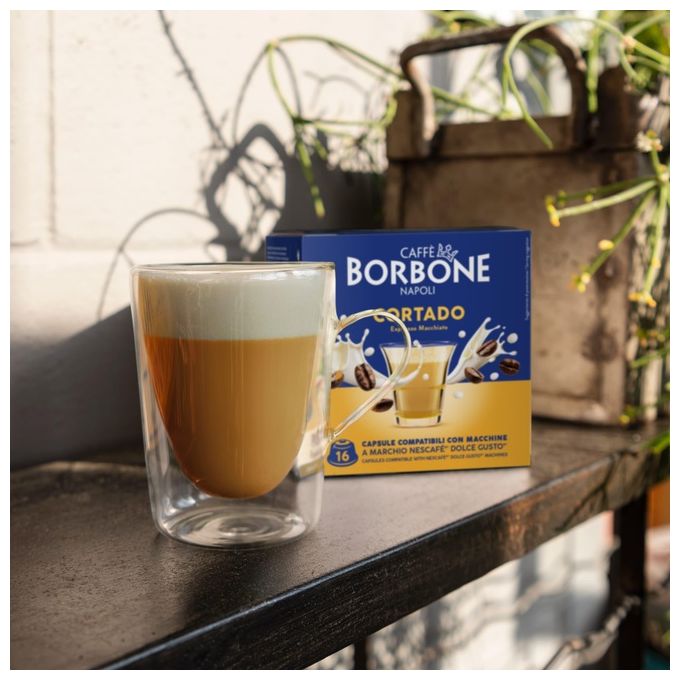 Borbone Dolce Re Cortado Sacchetto 16 Capsule Compatibili Dolce Gusto