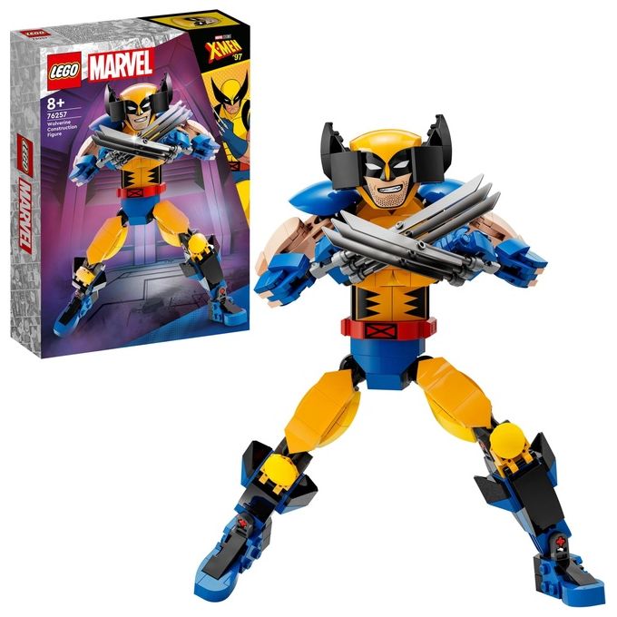 LEGO Marvel 76257 Personaggio di Wolverine, Action Figure Costruibile degli X-Men con 6 Elementi Artiglio, Collezione Supereroi