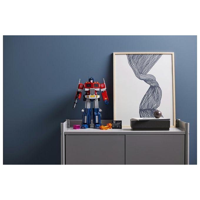 LEGO Icons Optimus Prime, Modellino da Costruire 2 in 1 del Leader dei Transformers, Set da Collezione per Adulti, 10302