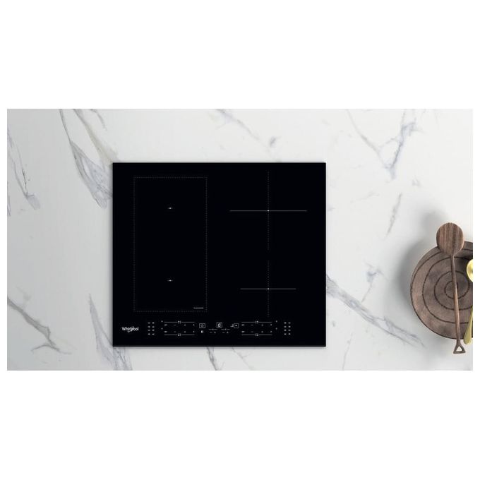 Whirlpool WL B1160 BF Piano cottura a induzione 59 cm 4 zone FlexiCook controllo Touch 7200 W colore Nero