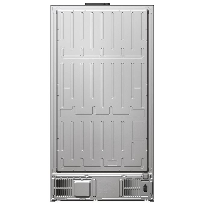 Haier HSR5918DNMP Serie 5 Frigorifero Side by Side 528 L 177,5 cm Classe D 38 dB Total No Frost Multi Airflow colore Platinum Inox