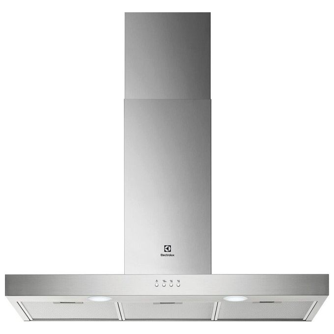 Electrolux LFT419X Cappa aspirante a Parete 3 Velocita' Illuminazione LED Classe energetica C Portata 600 m³-h 90 cm Inox