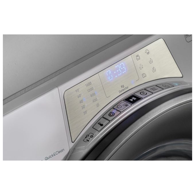 Candy RP496BWMR91S RapidÓ Pro Lavatrice Carica Frontale 9 Kg 1400 rpm Classe A Inverter Vapore Wi-Fi (85x60x54 cm) colore Bianco