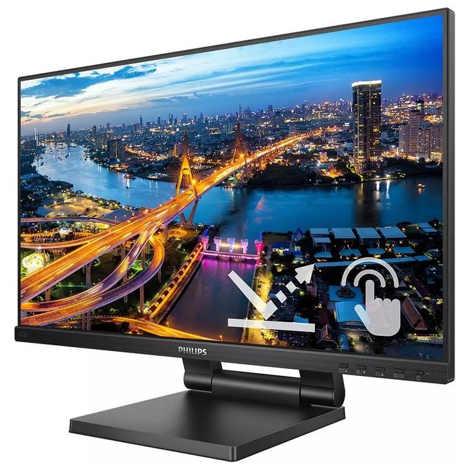 Philips Monitor 21.5'' LED IPS Touch B Line 222B1TC - 00 1920x1080 Full HD Tempo di Risposta 4 ms