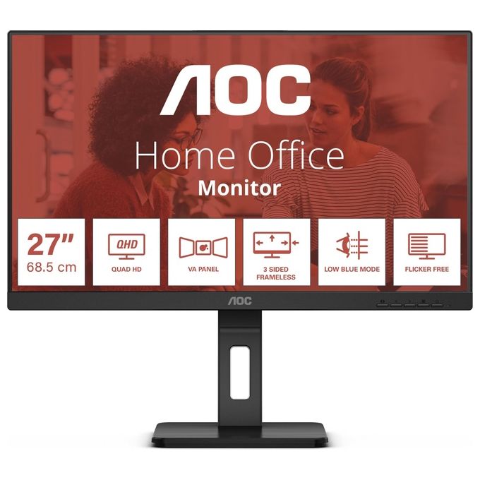 AOC Essential-line Q27E3UMF Monitor a LED 27'' 2560x1440 Quad Hd Nero