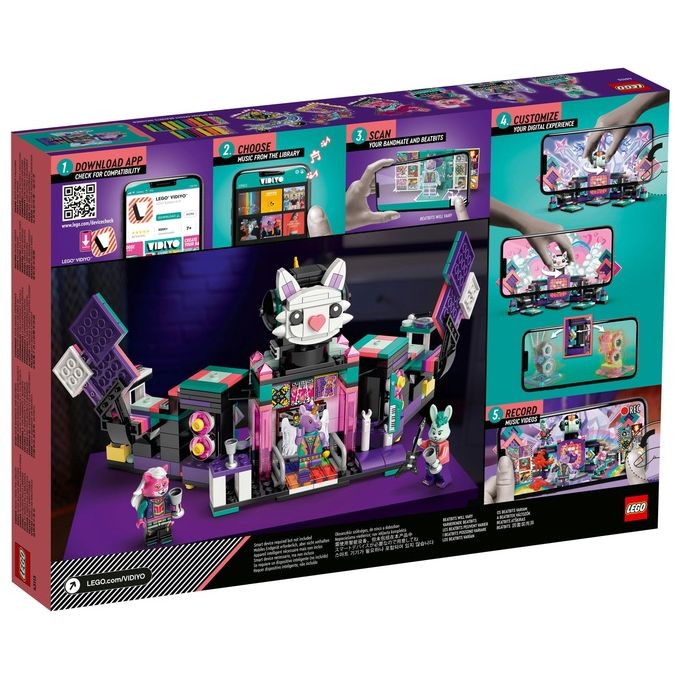 LEGO 43113 VIDIYO K-Pawp Concert BeatBox Creatore Video Musicali con 3 Minifigure 502 pezzi colore Nero