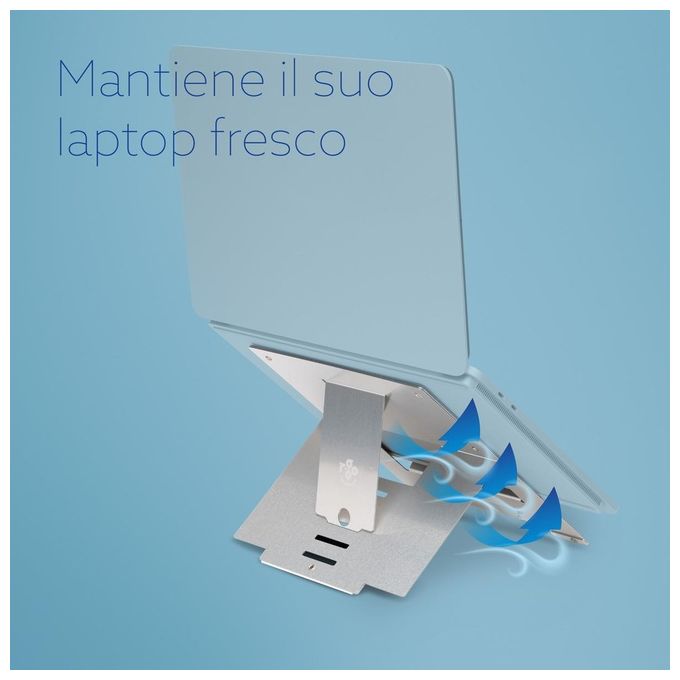 R-Go Tools R-Go Riser Flessibile Supporto Portatile Regolabile Argento