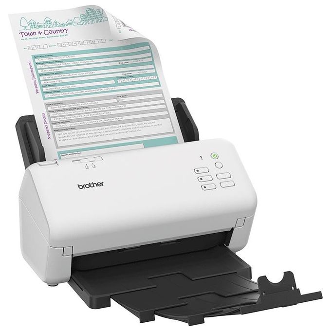 Brother ADS-4300N Scanner ADF 600x600 DPI A4 Nero-Bianco