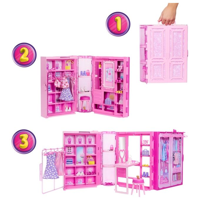 Mattel Set Bambola Barbie Armadio dei Sogni
